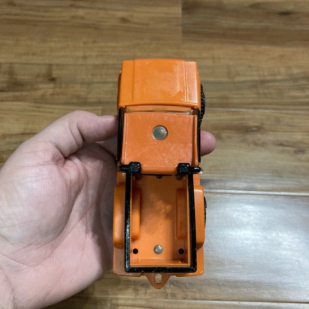 Vintage Tonka 1982 Dust Devil You Metal Pick Up Truck 4x4 Rare Black & Orange‎